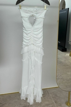 VESTIDO MIDI OFF WHITE PAMELA - buy online