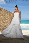 VESTIDO LONGO EM LAISE OFF WHITE