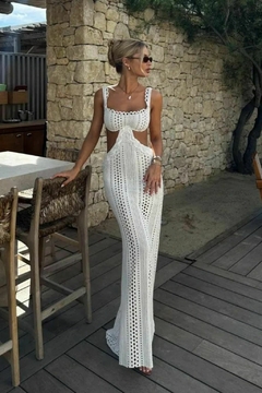 VESTIDO LONGO OFF WHITE GAYA