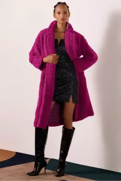 Warehouse teddy faux fur on sale coat