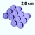 Molde em Silicone Platina Círculos 2,8 cm Ref 1421 - comprar online