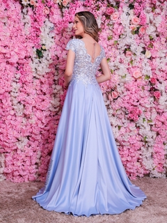 Vestido 810 Azul Serenity - Maison Milani