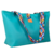 Bolsa de Praia de Silicone Luxo Mandala Azul Tiffany - Calçados e Bolsas Online | Mandala Store