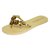 Chinelo Mandala Flat Cristal Gold