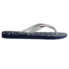 Ojotas Havaianas Top Nautical Marinho Branco