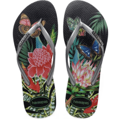 Ojotas Havaianas Slim Tropical Preto