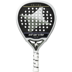 Paleta StarVie Tritón Pro Eva para pádel con diseño negro y blanco