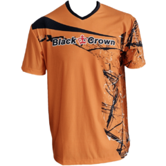 Remera Black Crown Madrid Naranja