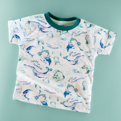 camiseta infantil-oceano-baby-buda-fundo do mar-camisetinha-camiseta bebê-budinha-baleia-preservação da natureza-