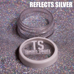 Glitter reflect silver- Tamiris Sindice