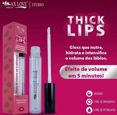 thick lips volumininzador gloss - comprar online