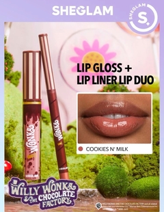 LIP GLOSS+ lip liner willy wonka ENVIO 28/04 - tienda online