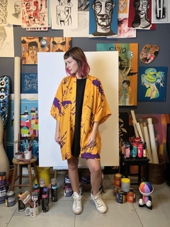 Kimono SPLASH AMARELO na internet