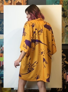 Kimono SPLASH AMARELO - comprar online
