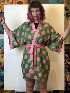 Kimono GOTAS VERDE (MIX)