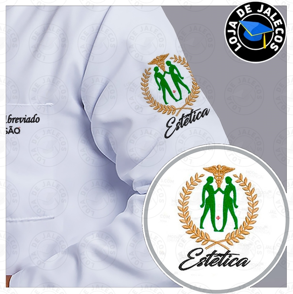 Jaleco Estética e Cosmética-04-E (Emblema)