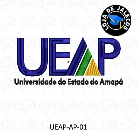 Jaleco UNIFAP-AP COMPLETO BORDADO EM MICROFIBRA DE GABARDINE