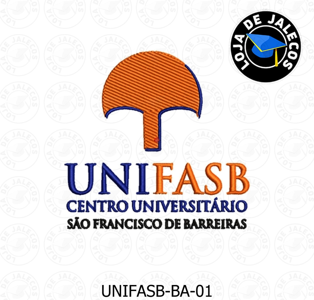 Jaleco UNIFAP-AP COMPLETO BORDADO EM MICROFIBRA DE GABARDINE