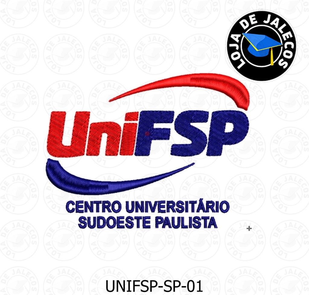 Jaleco UNIFAP-AP COMPLETO BORDADO EM MICROFIBRA DE GABARDINE