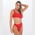 TRIKINI SNAKE RED - comprar online