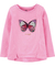 Camiseta mangas largas rosa Carters - comprar online