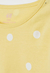 Camiseta mangas largas amarilla con lunares (HyM) - comprar online