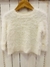 Sweater blanco de pelos