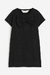 Vestido negro en punto fino HyM - comprar online