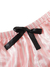 Pijama satén rayas rosa y blancas - tienda online
