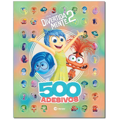 Livro de colorir com 500 adesivos divertidamente