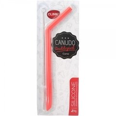 Canudo de Silicone Curvo