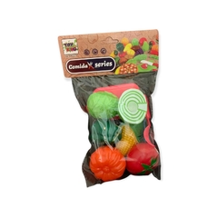 Frutas e legumes de plástico com velcro - 9 peças na internet