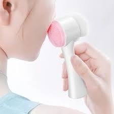 Massageador facial duplo silicone - comprar online