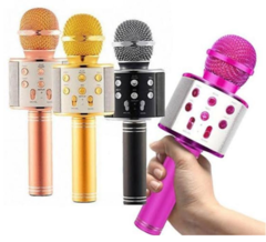 Microfone Sem Fio Bluetooth Speaker Usb
