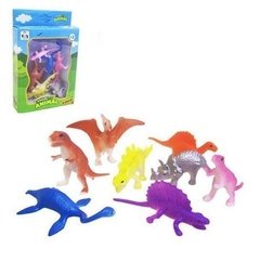 Kit miniaturas dinossauros - 8 peças