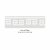 Guarda en Venecitas. Gris claro y blanco. Alto: 26 cm Precio por metro Lineal - tienda online