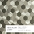 Revestimiento de Aluminio Autoadhesivo hexagonal Hexa Alum Gray Plancha 30x30 - comprar online
