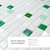 Venecitas Mix Especial Blancos con Verdes Biseladas por M2 - comprar online
