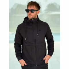 Campera total black(frisa) - comprar online