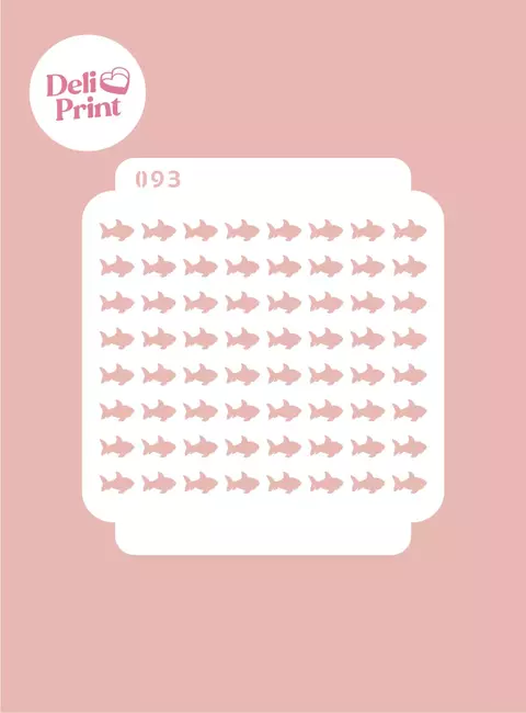 Stencil Sprinkles Tiburones 093