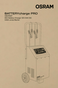 Imagem do Carregador Profissional de Baterias 12V e 24V – 60A - Modelo OSCP60T