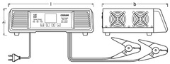 Carregador Profissional de Baterias 12V e 24V – 100A - Modelo OSCP10024 - loja online