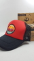 Gorra De Autor The Cap TRAVEL LINE "Australia" Rojo y Negro Trucker