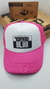 Gorra De Autor The Cap TRADE LINE Barcode Trucker Sublimado Blanco y Rosa - comprar online