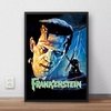 Quadro Poster Decorativo Arte Frankenstein Retro 42x29cm