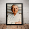 Quadro decorativo Jiujitsu mestre Carlos Gracie 42x29cm