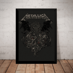 Poster Com Moldura Metallica Ktulu Cthulhu Quadro 44x32cm