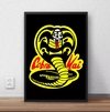 Quadro Karate Kid Cobra Kai Retro Vintage Decorativo 42x29cm