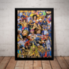 Quadro Artistico Hip Hop Masters Artistas Do Rap 42x29cm