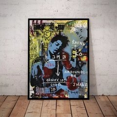 Quadro Neo Pop Art De Rua Twaalfhoven Basquiat Warhol 42x29